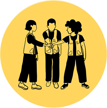 Illustration of youth council collaboration at Deichman Stovner